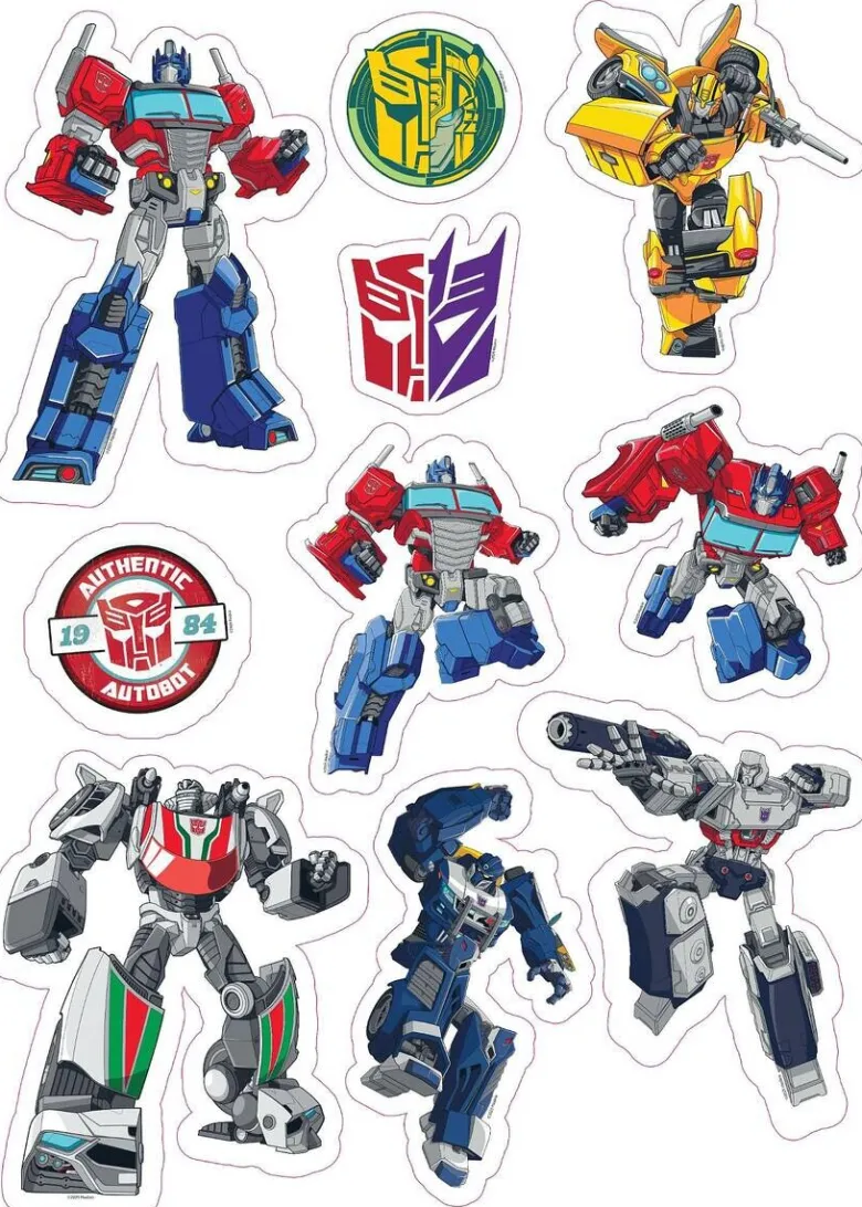 Wandsticker Transformers B/L: ca. 50x70 cm