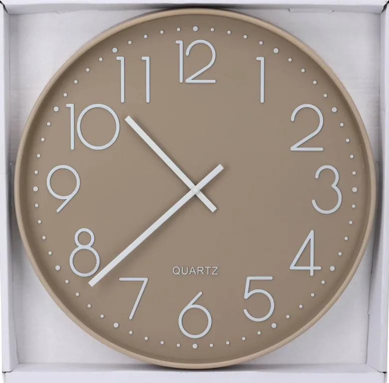 Wanduhr weiß B/H/L: ca. 53x5,4x54 cm