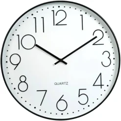 Wanduhr weiß D: ca. 50 cm