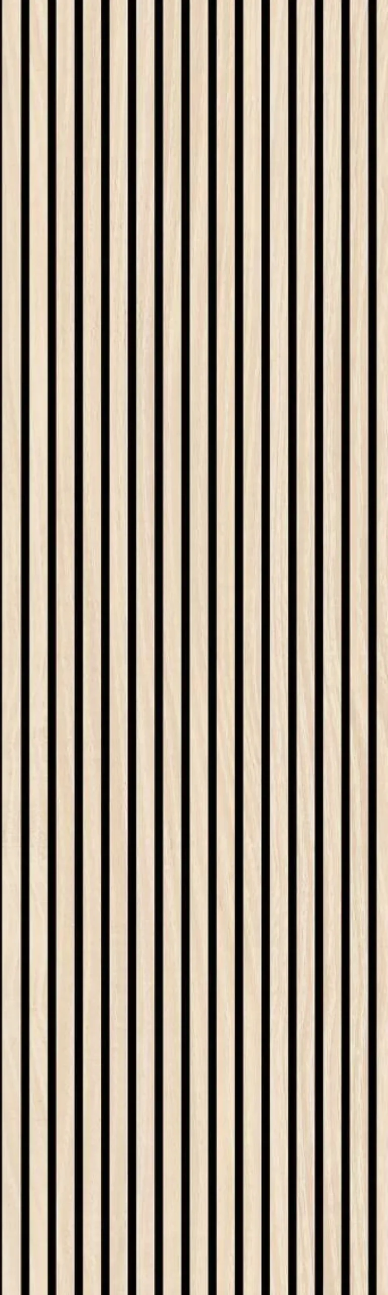 Wand- und Akustikpaneel Eiche L/B/H: ca. 244x60x1 cm pro Stück