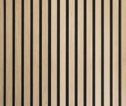Wand- und Akustikpaneel Eiche natur L/B/H: ca. 240x56,1x1,9 cm pro Stück
