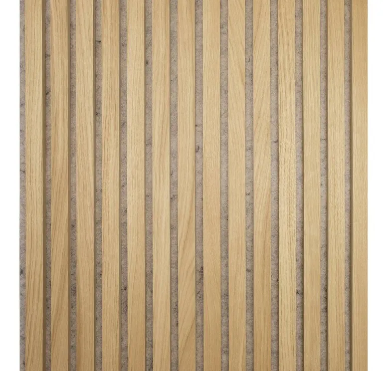 Wand- und Akustikpaneel Eiche natur L/B/H: ca. 1,9x56,1x240 cm pro Stück