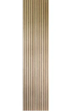Wand- und Akustikpaneel Eiche natur L/B/H: ca. 1,9x56,1x240 cm pro Stück