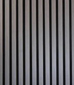 Wand- und Akustikpaneel Eiche grau L/B/H: ca. 240x56,1x1,9 cm pro Stück