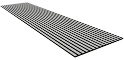 Wand- und Akustikpaneel grau L/B/H: ca. 244x60x1 cm pro Stück