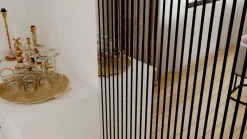 Wand- und Akustikpaneel silber L/B/H: ca. 260x60x1,7 cm pro Stück