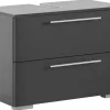 Waschbeckenunterschrank Carlos anthrazit B/H/T: ca. 80,2x59,1x35 cm