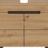 Waschbeckenunterschrank Canu Basalt Eiche Artisan Nachbildung B/H/T: ca. 63x55x34 cm