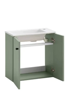 Waschbeckenunterschrank Ebba Pistazie B/H/T: ca. 50x51,4x25 cm