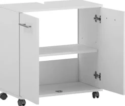 Waschbeckenunterschrank Emmi weiß matt B/H/T: ca. 59,8x63,4x32,6 cm