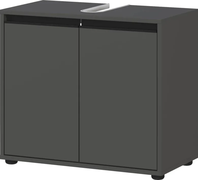 Waschbeckenunterschrank 2200-547 Graphit B/H/T: ca. 63x55x34 cm