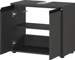 Waschbeckenunterschrank 2200-547 Graphit B/H/T: ca. 63x55x34 cm