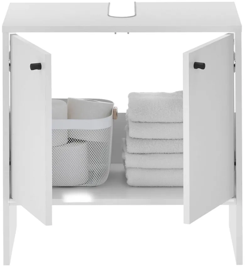 Waschbeckenunterschrank Kairo weiß B/H/T: ca. 60x60x35 cm