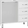 Waschbeckenunterschrank Lana weiß B/H/T: ca. 66x56x29 cm
