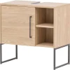 Waschbeckenunterschrank Limone Eiche hell Nachbildung B/H/T: ca. 60,4x59,5x33 cm