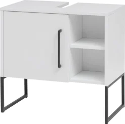 Waschbeckenunterschrank Limone weiß B/H/T: ca. 60,4x59,9x33,1 cm