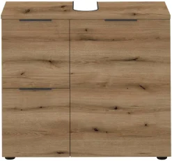 Waschbeckenunterschrank Porto Eiche Evoke Coast Nachbildung B/H/T: ca. 70x60x35 cm
