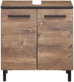 Waschbeckenunterschrank Quickset 374 Eiche Ribeck Nachbildung B/H/T: ca. 60x53x33 cm