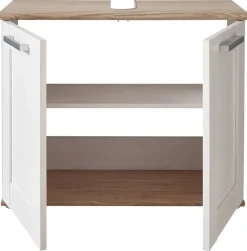 Waschbeckenunterschrank Romance Sibiu Lärche Nachbildung Eiche San-Remo Nachbildung B/H/T: ca. 80x66x32 cm
