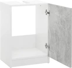 Waschbeckenunterschrank Solo 11 Beton Optik B/H/T: ca. 38x55x29 cm
