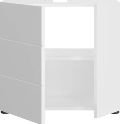 Waschbeckenunterschrank Vira weiß Hochglanz B/H/T: ca. 60x57x34 cm