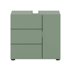 Waschbeckenunterschrank VIRA grün schwarz B/H/T: ca. 60x57x34 cm