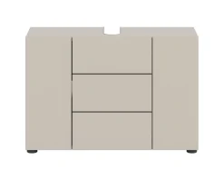 Waschbeckenunterschrank VIRA Cashmere schwarz B/H/T: ca. 82x56x34 cm