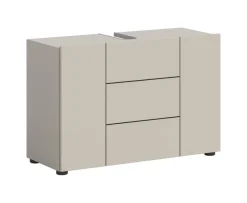 Waschbeckenunterschrank VIRA Cashmere schwarz B/H/T: ca. 82x56x34 cm