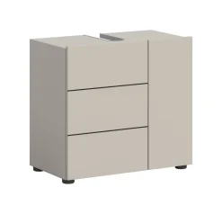 Waschbeckenunterschrank VIRA Cashmere schwarz B/H/T: ca. 60x57x34 cm