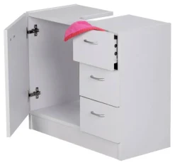 Waschbeckenunterschrank weiß B/H/T: ca. 30x54x63 cm
