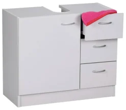 Waschbeckenunterschrank weiß B/H/T: ca. 30x54x63 cm