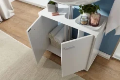Waschbeckenunterschrank weiß B/H/T: ca. 30x55x60 cm