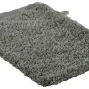 Waschhandschuh Miami Graphit Baumwolle B/L: ca. 15x21 cm