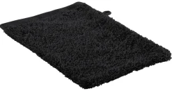 Waschhandschuh Miami schwarz Baumwolle B/L: ca. 15x21 cm