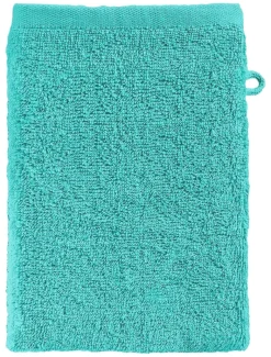 Waschhandschuh Miami türkis Baumwolle B/L: ca. 15x21 cm