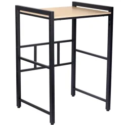 Waschmaschinenregal schwarz B/H/T: ca. 73x105x63 cm