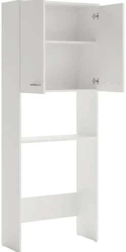 Waschmaschinenumbauschrank Mobes perlweiß B/H/T: ca. 70,3x188,6x32,6 cm