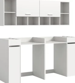 Waschmaschinenumbauschrank Free weiß B/H/T: ca. 190x195x60 cm