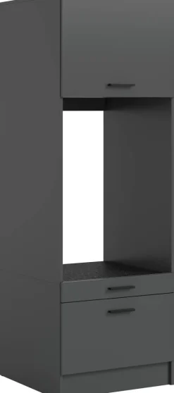 Waschmaschinenumbauschrank Free anthrazit B/H/T: ca. 66x196x68 cm