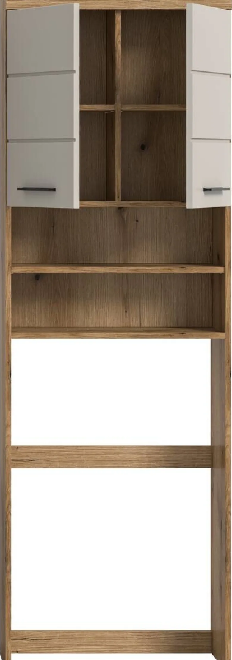 Waschmaschinenumbauschrank Scout Evoke Oak Nachbildung Kaschmirgrau Nachbildung B/H/T: ca. 63x191x24 cm