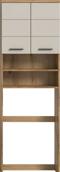 Waschmaschinenumbauschrank Scout Evoke Oak Nachbildung Kaschmirgrau Nachbildung B/H/T: ca. 63x191x24 cm