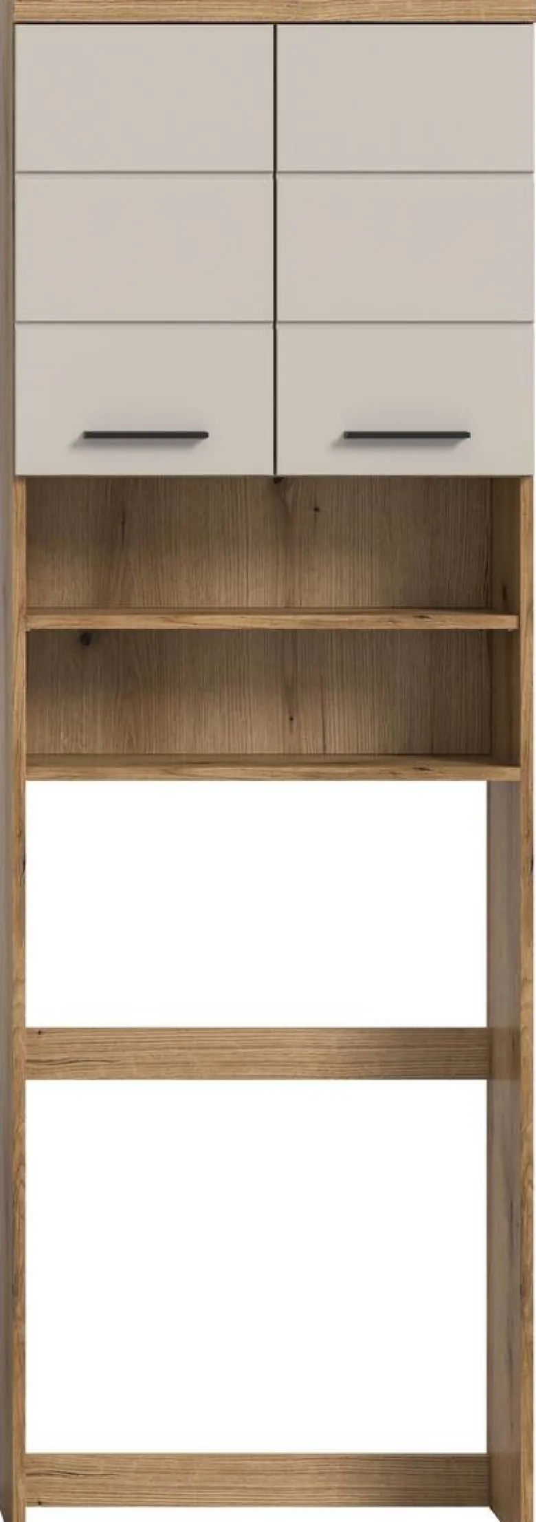 Waschmaschinenumbauschrank Scout Evoke Oak Nachbildung Kaschmirgrau Nachbildung B/H/T: ca. 63x191x24 cm
