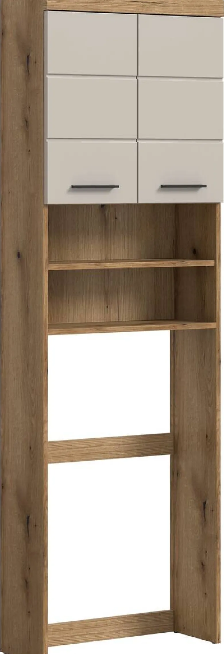 Waschmaschinenumbauschrank Scout Evoke Oak Nachbildung Kaschmirgrau Nachbildung B/H/T: ca. 63x191x24 cm