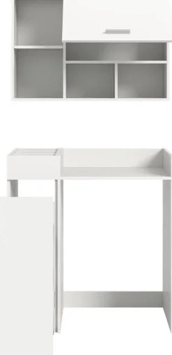Waschmaschinenumbauschrank Free weiß B/H/T: ca. 95x195x60 cm