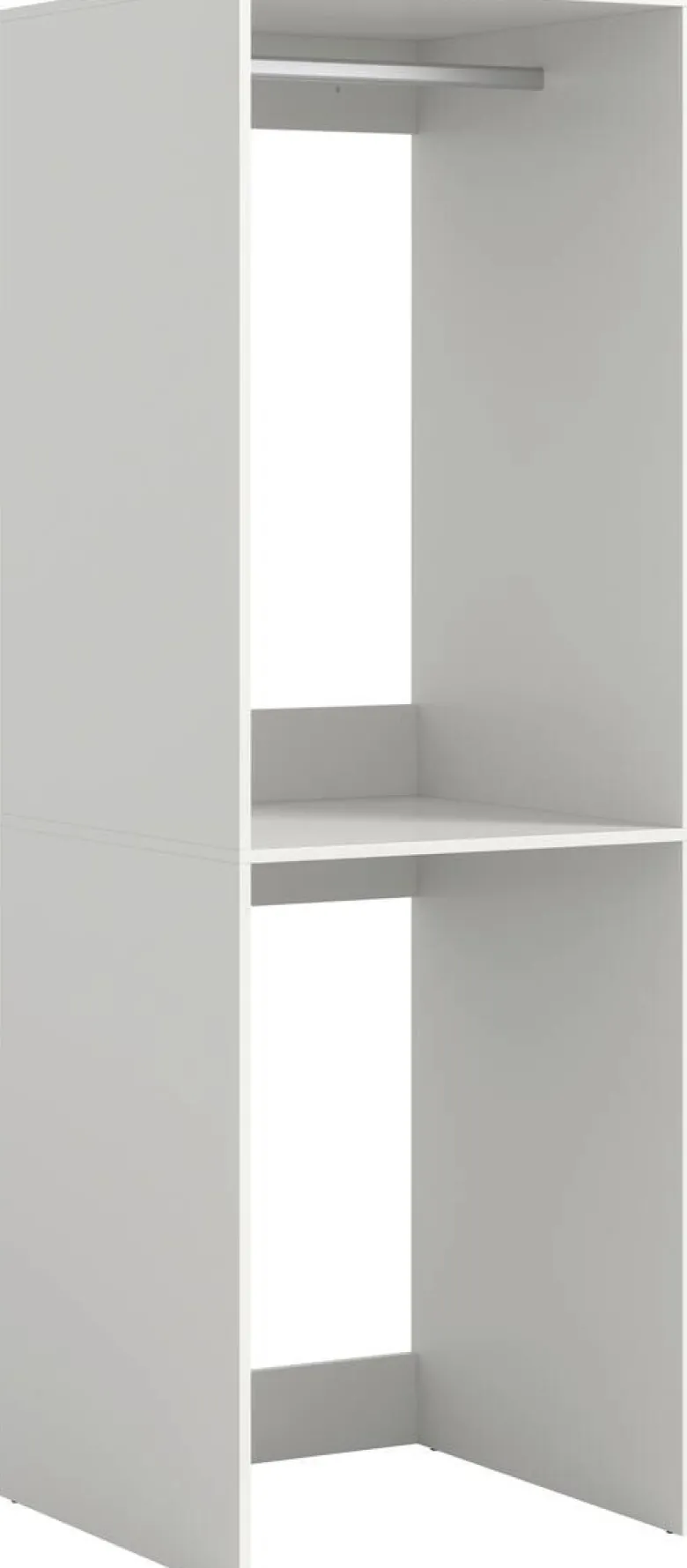 Waschmaschinenumbauschrank Free weiß B/H/T: ca. 66x196x66 cm
