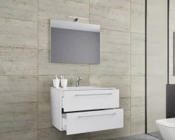 Waschplatz 3tlg-Badinos weiß weiß B/H/T: ca. 60x50x46 cm