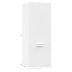 Washcab Aufbewahrungsschrank WCVR142 weiß B/H/T: ca. 50x142x67,5 cm