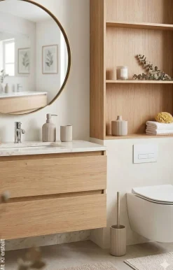 WC-Garnitur Samos sand Polyresin
