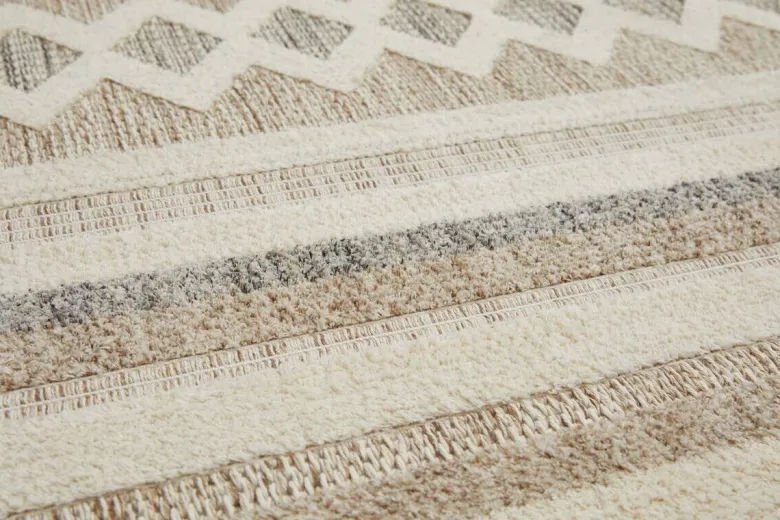 Webteppich Crosby Cremegrau B/L: ca. 200x290 cm