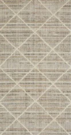 Webteppich Crosby graubraun B/L: ca. 80x150 cm